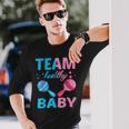 Gender Reveal Of Team Healthy Baby Party Supplies Long Sleeve T-Shirt Gifts for Him