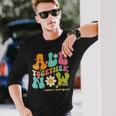 Groovy All Together Now Summer Reading 2023 Librarian Book Long Sleeve T-Shirt T-Shirt Gifts for Him