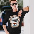 Group Condiments Halloween Costume Sweet Chocolate Sauce Long Sleeve T-Shirt Gifts for Him