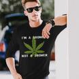 Im A Grower Not A Shower Cannabis Cultivation Long Sleeve T-Shirt Gifts for Him