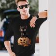 Halloween Cats Cat Long Sleeve T-Shirt Gifts for Him