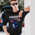 Happy Memorial Day 4Th Of July Dinosaur American Flag Hat Long Sleeve T-Shirt T-Shirt Gifts for Him
