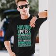 Having Pots Warrior Pots Awareness Day Pots Fighter Long Sleeve Gifts for Him