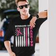 Husband Of A Warrior Breast Cancer Awareness Long Sleeve Gifts for Him