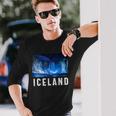 Iceland Lover Iceland Tourist Visiting Iceland Long Sleeve T-Shirt Gifts for Him