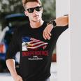 Independence Day 4Th July Flag Patriotic Eagle Long Sleeve T-Shirt T-Shirt Gifts for Him