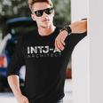 Intj-A The Architect Myers-Briggs Personality Test Long Sleeve T-Shirt Gifts for Him