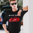 Jdm Car Evo Viii Red Long Sleeve T-Shirt Gifts for Him