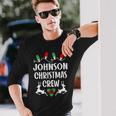 Johnson Name Christmas Crew Johnson Long Sleeve T-Shirt Gifts for Him