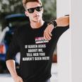 Karen Costume Adult I Am The Manager If Karen Asks Long Sleeve T-Shirt Gifts for Him