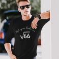 Get Your Kicks On Square Root 66 Long Sleeve T-Shirt Gifts for Him