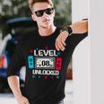 Level 8 Unlocked Gamer 8Th Birthday Video Game Lovers Long Sleeve Gifts for Him
