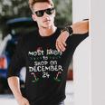 Most Likely Shop December 24 Christmas Xmas Family Matching Long Sleeve T-Shirt Gifts for Him