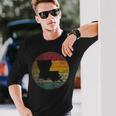 Louisiana Retro Style Vintage Distressed 70S 80S 90S 70S Vintage Long Sleeve T-Shirt T-Shirt Gifts for Him