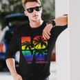 Love Is Love Gay Pride Lgbt Beach Long Sleeve T-Shirt Gifts for Him