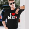 I Love Without The N Heart With N Crossed Out Long Sleeve T-Shirt Gifts for Him