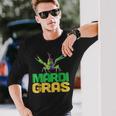 Mardi Gras Crawfish Carnival New Orleans Party Long Sleeve T-Shirt Gifts for Him