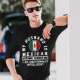 Mexican Husband Mexico Heritage Flag For Wife Long Sleeve T-Shirt T-Shirt Gifts for Him
