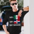 Mexico Dominican Republic Mexican Flag Pride Long Sleeve T-Shirt Gifts for Him