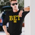 Michigan Bet Vs The World Long Sleeve T-Shirt Gifts for Him