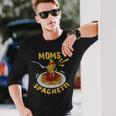 Moms Spaghetti Food Lovers Novelty Long Sleeve T-Shirt T-Shirt Gifts for Him