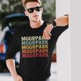 Moorpark California Moorpark Ca Retro Vintage Text Long Sleeve T-Shirt Gifts for Him