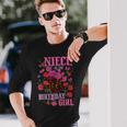 Niech Of The Birthday Girl Cowgirl Boots Pink Matching Long Sleeve T-Shirt T-Shirt Gifts for Him