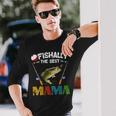Ofishally The Best Mama Fishing Rod Mommy Long Sleeve T-Shirt T-Shirt Gifts for Him