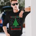 Oh Chemist Tree Ugly Christmas Sweater Chemistry Long Sleeve T-Shirt Gifts for Him