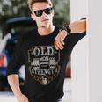 Old Man Strength Gym Father's Day For Dad Long Sleeve T-Shirt Gifts for Him
