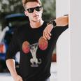 Olympic Snatch Siamese Cat Weightlifting Bodybuilding Muscle Long Sleeve T-Shirt Gifts for Him