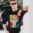 Ostrich Long Sleeve T-Shirt Gifts for Him