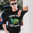 Parrotfish For Global Warming Activist Biologist Long Sleeve T-Shirt Gifts for Him