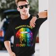 Pembroke Pines Proud Ally Lgbtq Pride Sayings Long Sleeve T-Shirt T-Shirt Gifts for Him