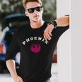 Phoenix Coat Of Arms Flag Pride National Souvenir Long Sleeve T-Shirt T-Shirt Gifts for Him