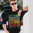 Pinball Machines Dad Like A Regular Dad But Cooler Long Sleeve T-Shirt Gifts for Him