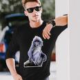 Popa Langur Lovers Long Sleeve T-Shirt Gifts for Him