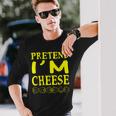 Pretend Im A Cheese Costume Halloween Long Sleeve T-Shirt Gifts for Him