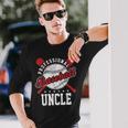 Professional Baseball Uncle Team Sport Long Sleeve T-Shirt T-Shirt Gifts for Him