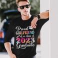 Proud Girlfriend Of A Class Of 2023 Graduate Tie Dye Long Sleeve T-Shirt T-Shirt Gifts for Him