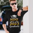 Proud Meme Of A Class Of 2023 Graduate Senior 23 Long Sleeve T-Shirt T-Shirt Gifts for Him