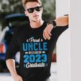 Proud Uncle Of A Class Of 2023 Graduate Graduation Party Long Sleeve T-Shirt T-Shirt Gifts for Him