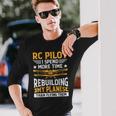 Radio Controlled Planes Rc Plane Pilot Glider Rc Airplane Long Sleeve T-Shirt T-Shirt Gifts for Him