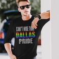 Retro 70S 80S Style Cant Hide That Dallas Gay Pride Long Sleeve T-Shirt Gifts for Him
