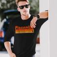 Retro 80S Style Placerville Ca Long Sleeve T-Shirt Gifts for Him