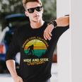 Retro Orange Cove California Big Foot Souvenir Long Sleeve T-Shirt Gifts for Him