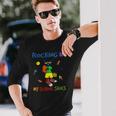 Rocking In My School Shoes Cat Back To School Long Sleeve T-Shirt Gifts for Him
