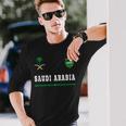 Saudi Arabia SportSoccer Jersey Flag Football Long Sleeve T-Shirt T-Shirt Gifts for Him
