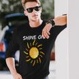 Shine On With Sun Inspiration Sun Long Sleeve T-Shirt Gifts for Him