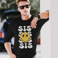 Sis One Happy Dude Birthday Theme Family Matching Long Sleeve Gifts for Him